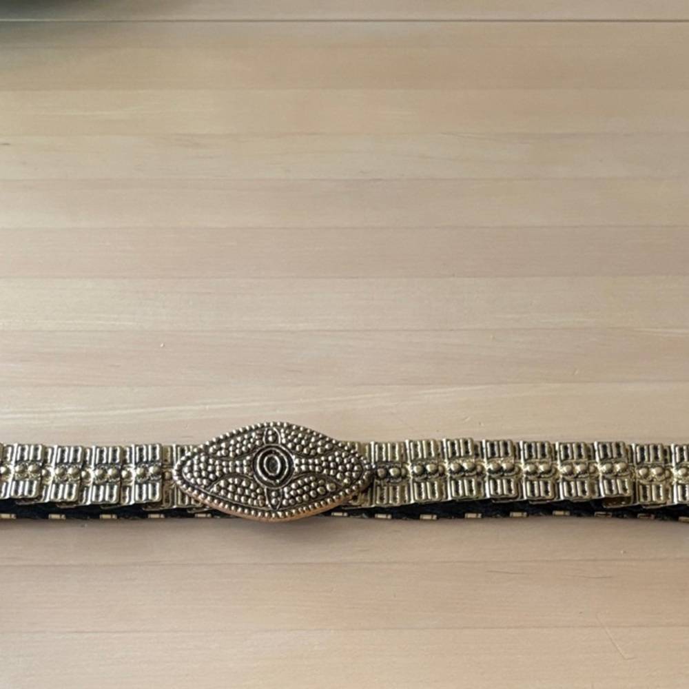 Unique Vintage Gold-Tone Boho Decorative Belt